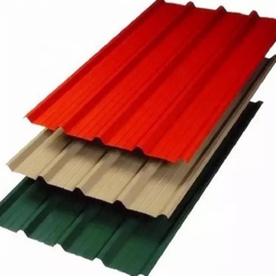 PPGI-Kleur bedekte Plaatblad met een laag galvaniseerde 0.123mm ENGELS Rood Dakwerk