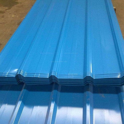 Galvaniseerde de Met een laag bedekte Plaat van DX51D Z60 Kleur de Blauwe Decoratie van de Staalplaatmuur