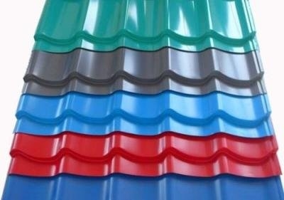 Scherpe Ponsengi Kleur Met een laag bedekte Dakwerkbladen 6000mm voor Buliding