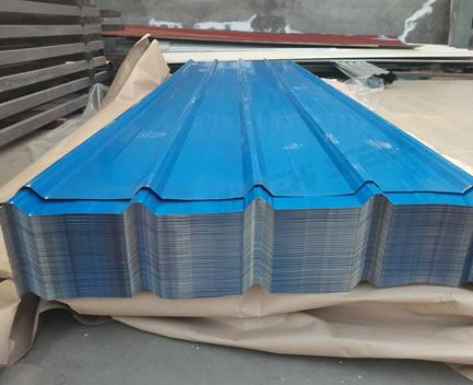 Van het het Staaldakwerk van GB Kleur Met een laag bedekte het Bladbreedte 1000 1219 1250 1500mm PPGI Kleuren Met een laag bedekt Blad