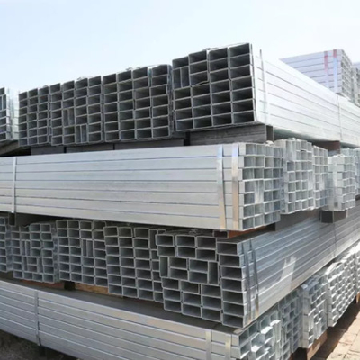 ASTM ISO9001 Q195 A500 A53 Rechthoekig 30 - 60 g aluminium gegalvaniseerd voor vloeistofleiding