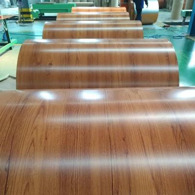 Van de het Staalrol van JIS SUS Gegalvaniseerde Ppgi Met een laag bedekte Hout Gedrukte Verf Zink 0,18 - 1.5mm