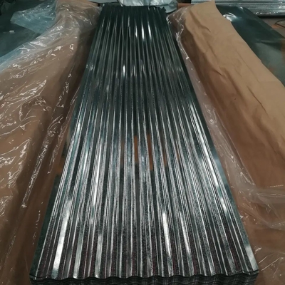 Van het de Kleuren Met een laag bedekte Plaatijzer van het zinkdakwerk plooide Gi van het het Staalmetaal Gegalvaniseerde 2000mm