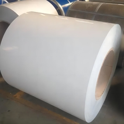 Witte Vooraf geverfte Ppgi Gegalvaniseerde Staalrol 0.4mm Kleur Met een laag bedekte PPGI G350