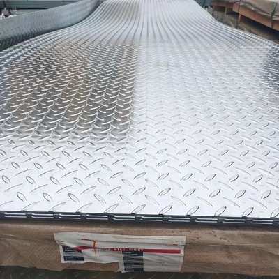 Diamant geïmpregreerd Gi Kaarsplaat Q195 Q235 Q345 1mm 3mm Antiskid Decoratie