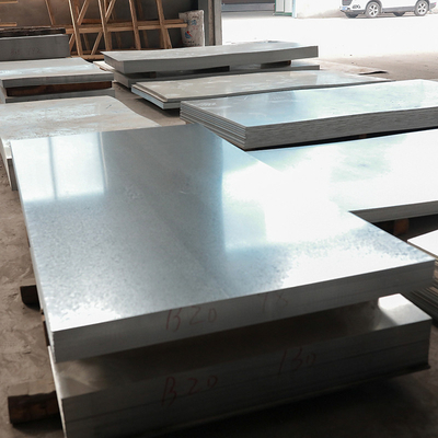 ISO9001 Warm gedompeld gegalvaniseerd stalen plaat 1 mm 2 mm 3 mm dikte voor de industrie