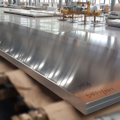 Aluminium/gealuminiseerde plaatplaat ASTM 5083 H116 5052 5083 1 mm 2 mm dikte Marine Grade