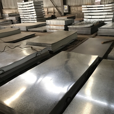 Z275 DX51D gegalvaniseerd stalen plaat 2 mm dik licht geoliede snijwerk