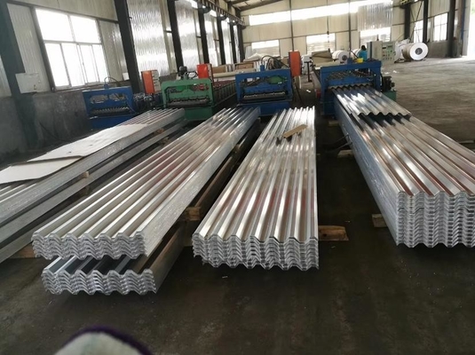 0.5 mm Dikte gegolfde gegalvaniseerde platen 1220*2440mm G550 SGCC dakplaat